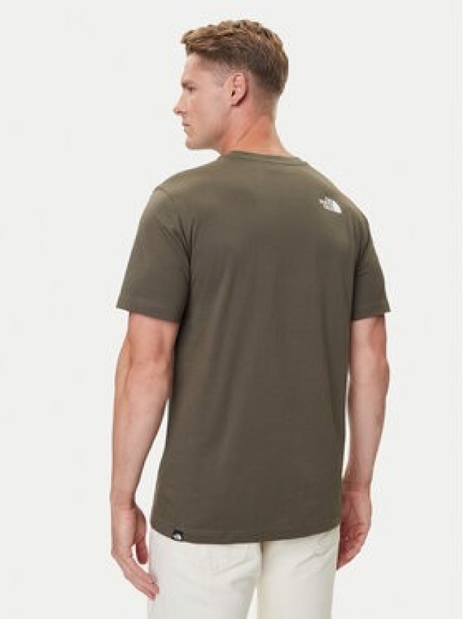 The North Face T-Shirt Simple Dome NF0A87NG Brązowy Regular Fit