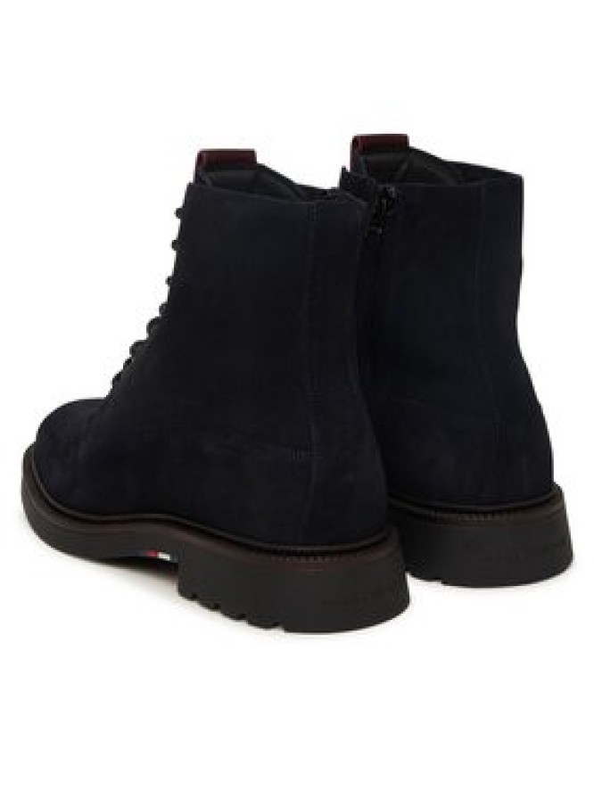 Tommy Hilfiger Kozaki Comfort Lwt FM0FM05594 Granatowy