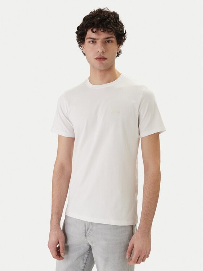 Guess T-Shirt M4GI70 KC9X0 Biały Slim Fit
