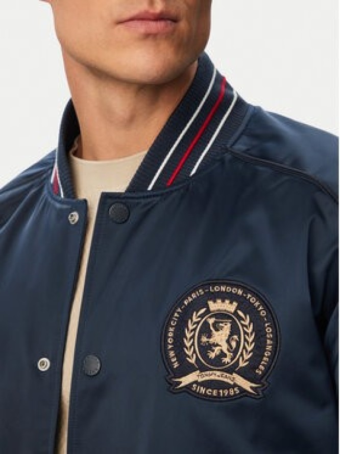 Tommy Jeans Kurtka bomber Tjm Souvenir DM0DM23220 Granatowy Regular Fit