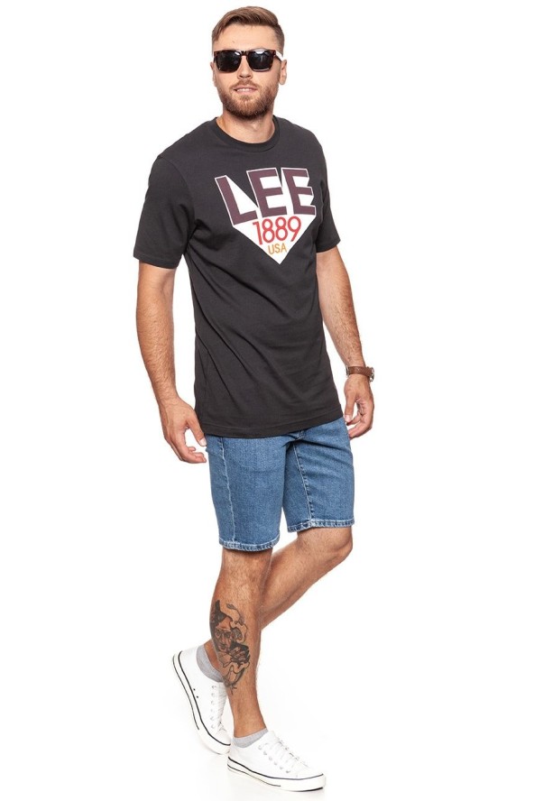 LEE T SHIRT RETRO T FADED BLACK (TALL) L63UAIKD 112115219