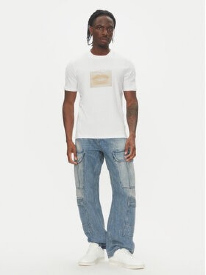 HUGO T-Shirt Deterni 50544496 Biały Regular Fit