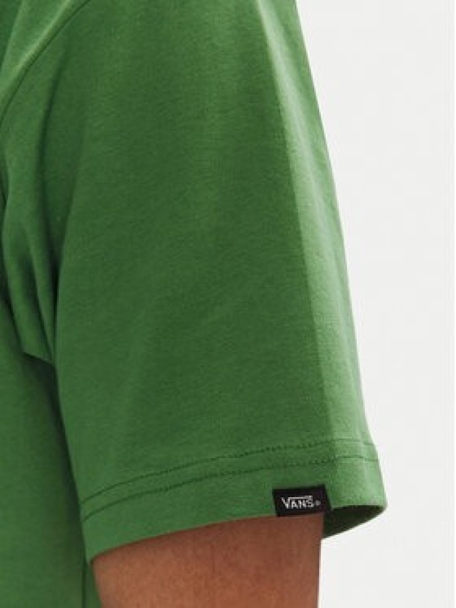 Vans T-Shirt Left Chest II VN000P1P Zielony Loose Fit