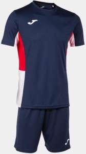 Joma Danubio II zestaw sportowy męski - granat/czerwony/biały - oddychający
