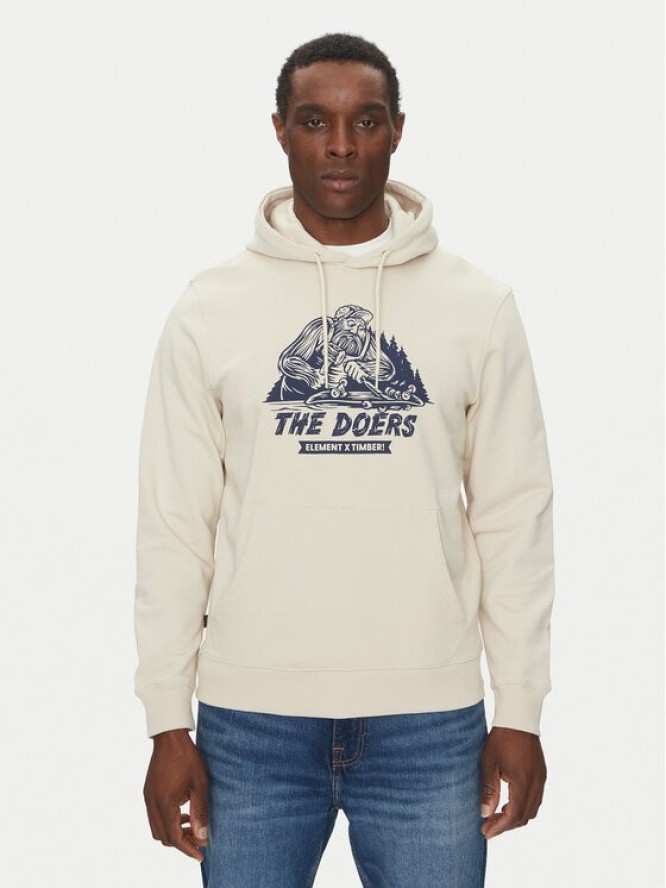 Element Bluza ELYSF00280 Beżowy Regular Fit