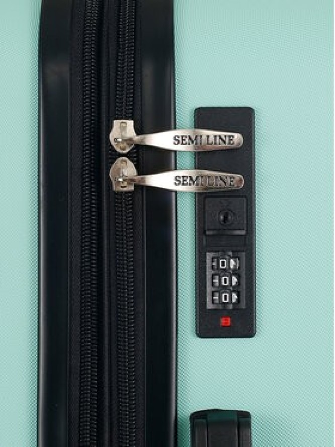 Semi Line Walizka duża T5923-3 Zielony