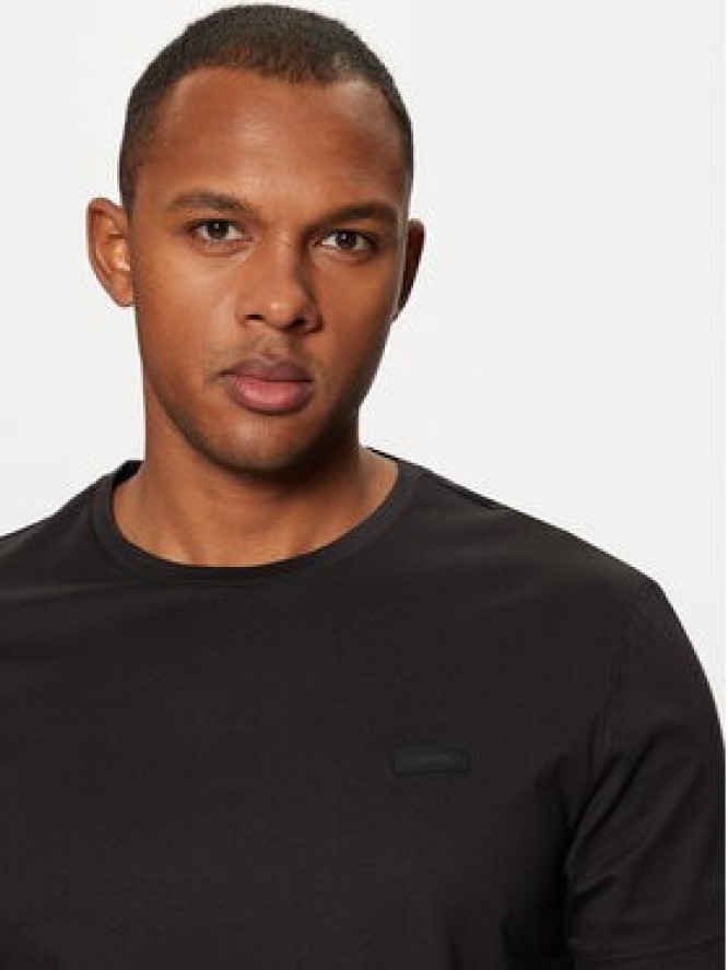 Calvin Klein T-Shirt Smooth Cotton T-Shirt K10K112229 Czarny Regular Fit