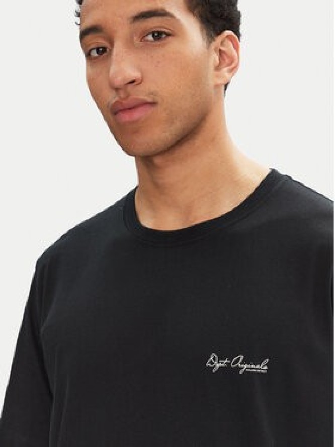 Jack & Jones T-Shirt Islington 12273015 Czarny Loose Fit