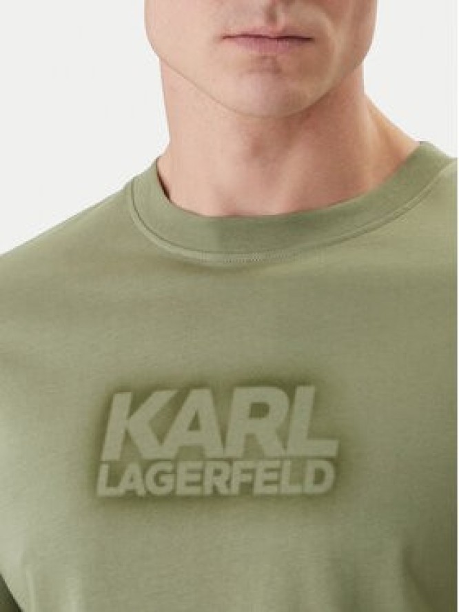KARL LAGERFELD T-Shirt 755060 562242 Zielony Regular Fit