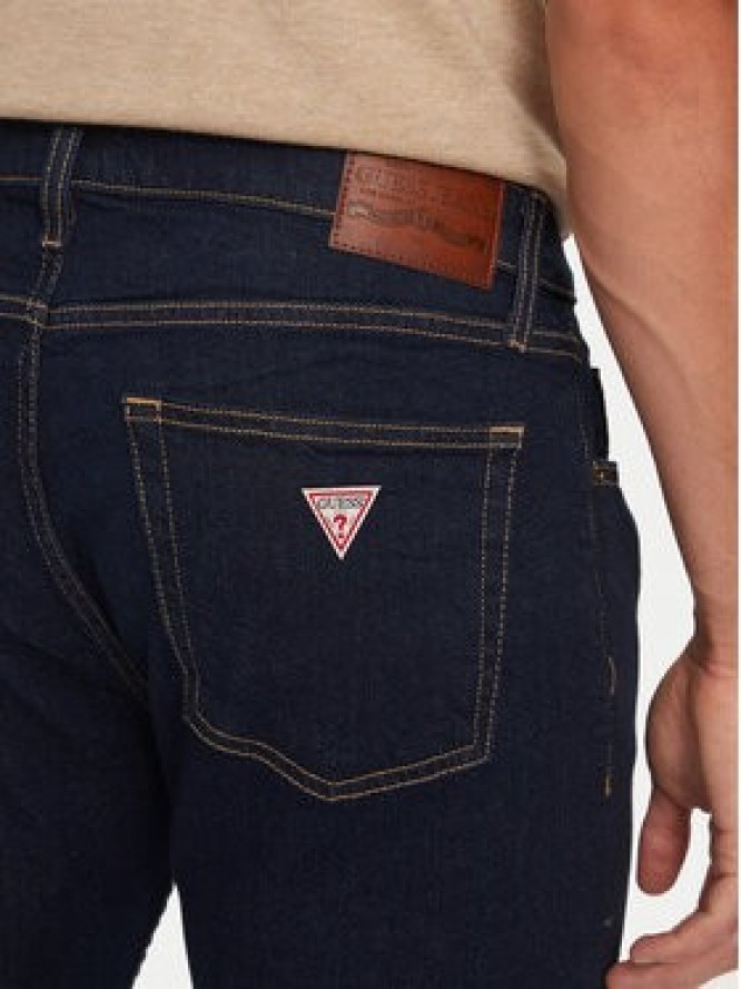 Guess Jeans Jeansy M4YA0F D5DM5 Granatowy Skinny Fit
