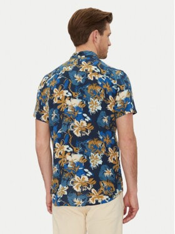 Blend Koszula 20718224 Granatowy Slim Fit