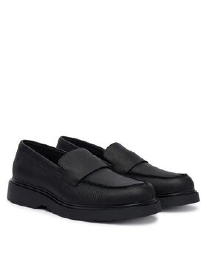 Calvin Klein Loafersy Combat Ess Loafer Tu Lth HM0HM02347 Czarny