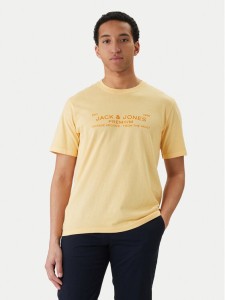 Jack & Jones T-Shirt Blucaleb 12293014 Beżowy Regular Fit