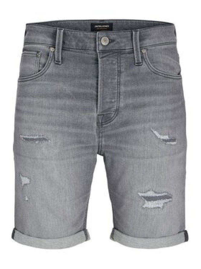 Jack & Jones Szorty jeansowe Rick 12269503 Szary Regular Fit