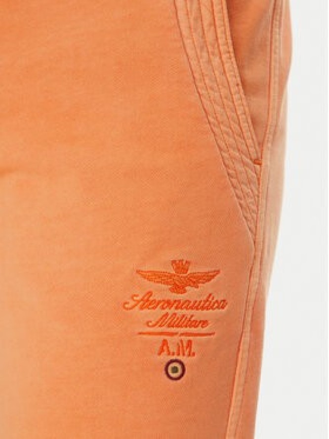 Aeronautica Militare Szorty sportowe 251BF016F583 Pomarańczowy Regular Fit