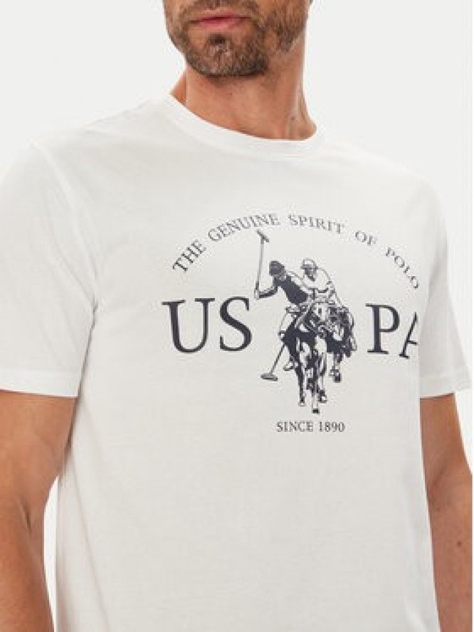 U.S. Polo Assn. T-Shirt MUP4203 Biały Regular Fit