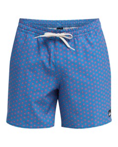 Szorty kąpielowe dla Mężczyzn STRETCH PRINTED VOLLEY 16" Niebieski