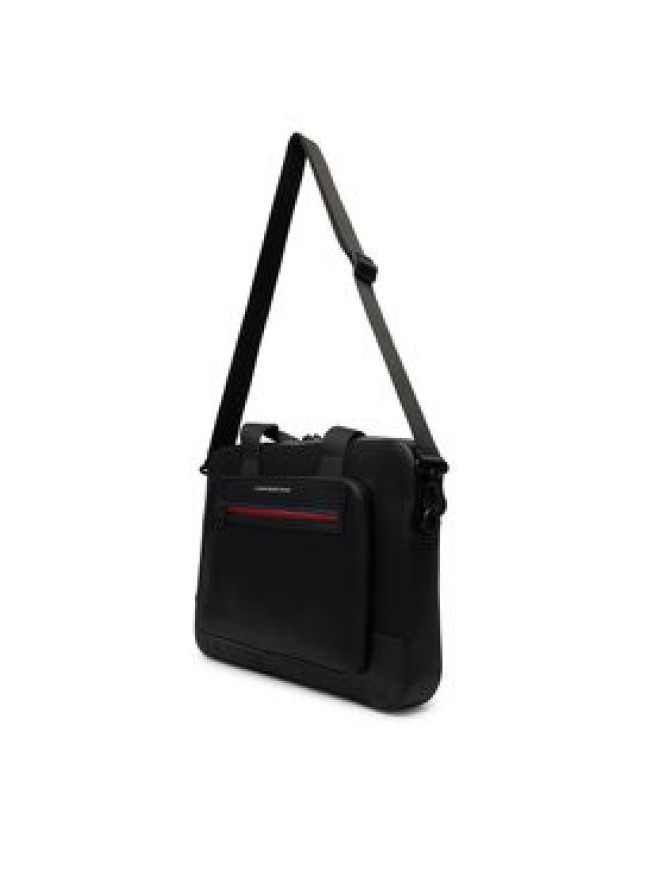 Tommy Hilfiger Torba na laptopa Th Foundation Computer Bag AM0AM14158 Czarny