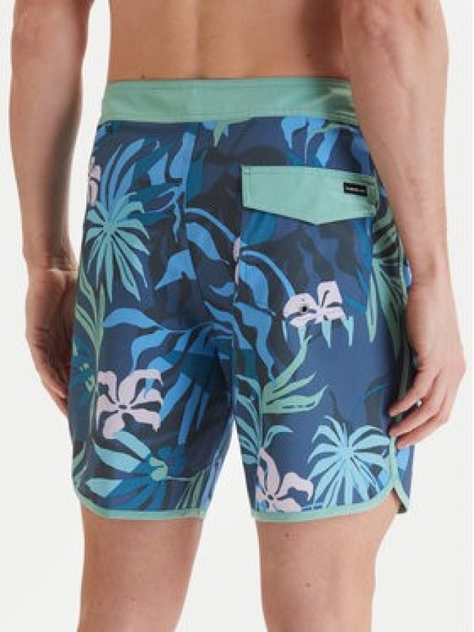 Quiksilver Szorty kąpielowe Surfsilk Scallop 18" EQYBS04862 Niebieski Regular Fit