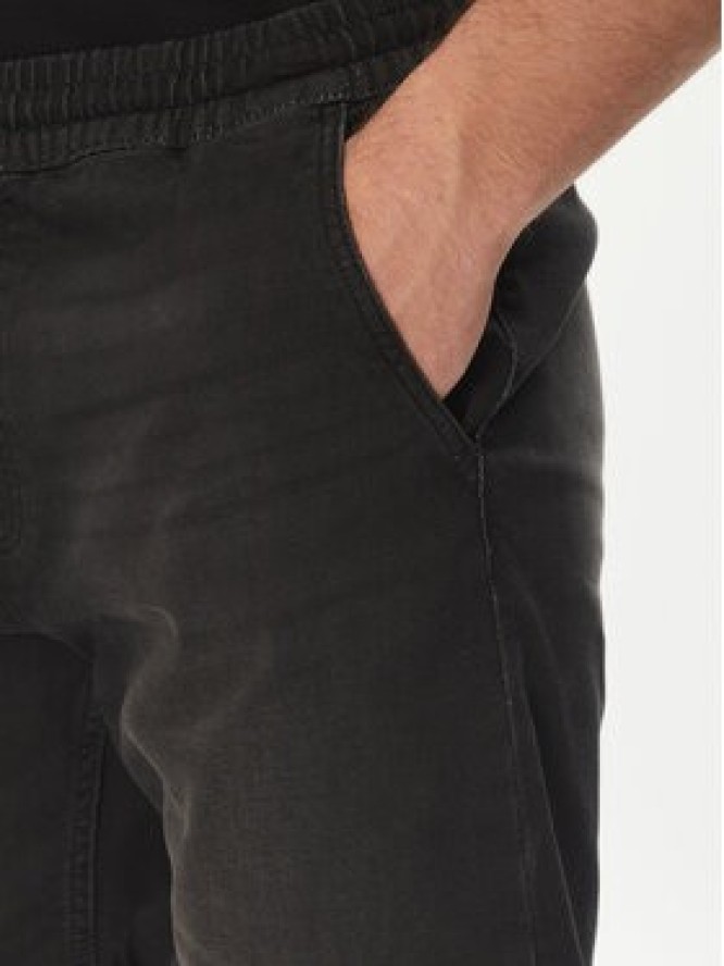 Jack & Jones Szorty jeansowe Rick 12269594 Czarny Regular Fit