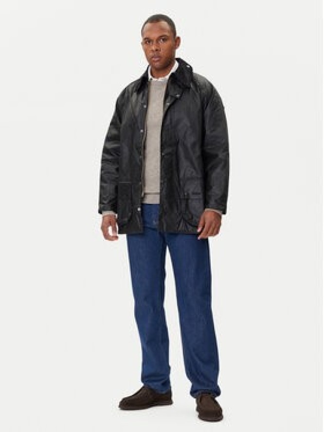 Barbour Kurtka przejściowa MWX0017BK91 Czarny Regular Fit