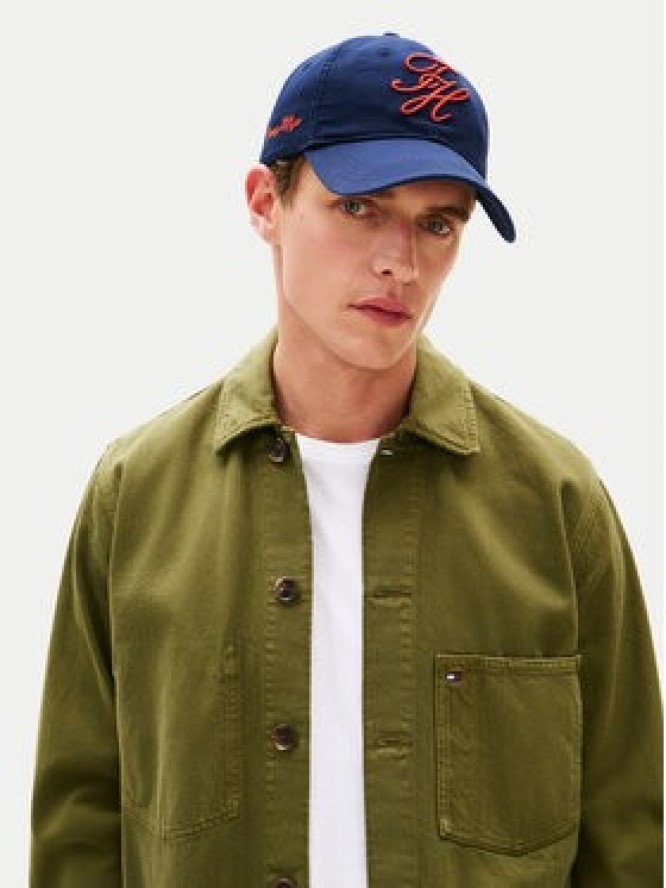 Tommy Hilfiger Czapka z daszkiem Logo Embroidery Baseball Cap AM0AM14120 Granatowy