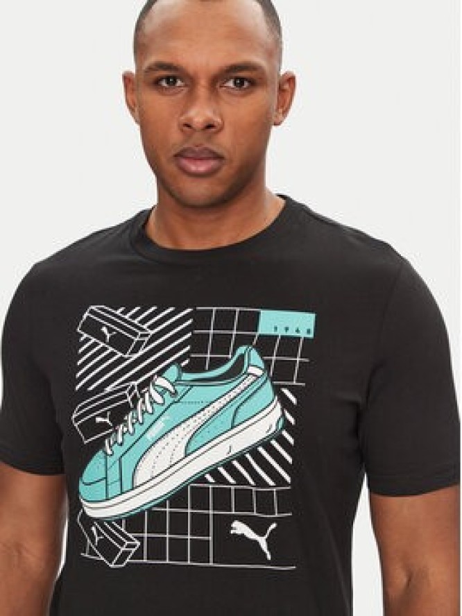 Puma T-Shirt Sneaker 684830 Czarny Regular Fit