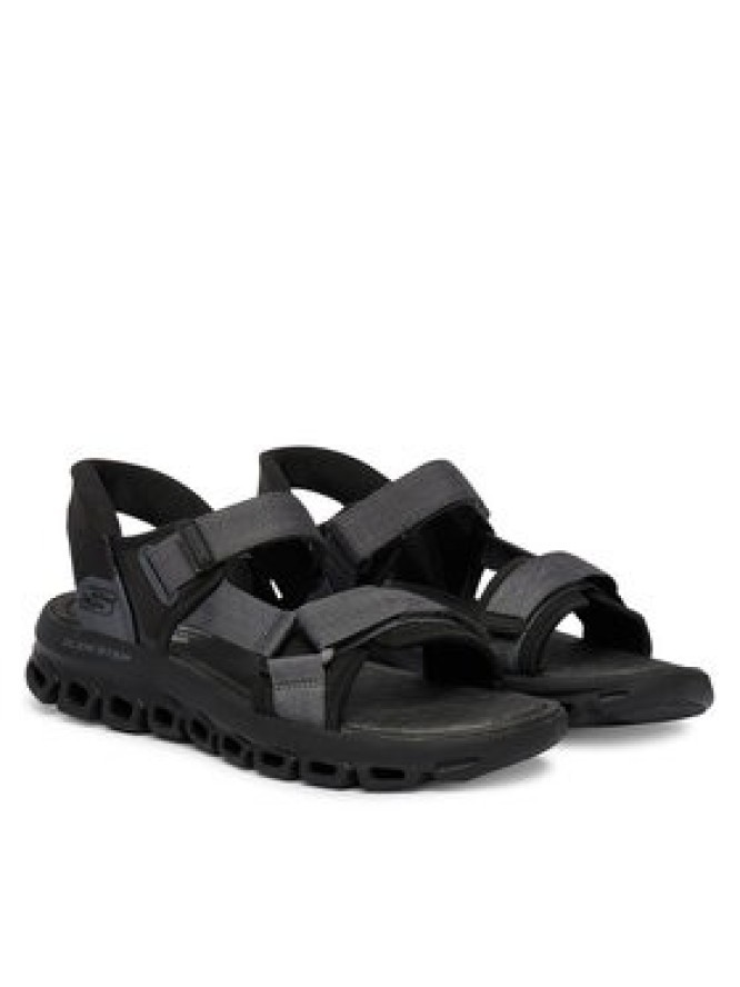 Skechers Sandały Glide Step Sandal 233382/BBK Czarny