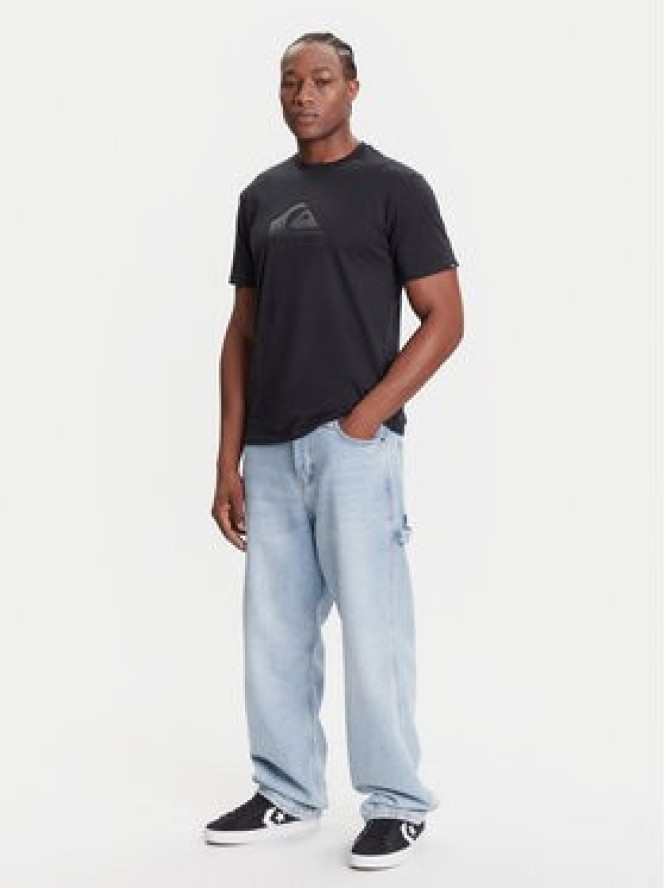 Quiksilver T-Shirt Ev Comp Logo EQYZT08182 Czarny Regular Fit
