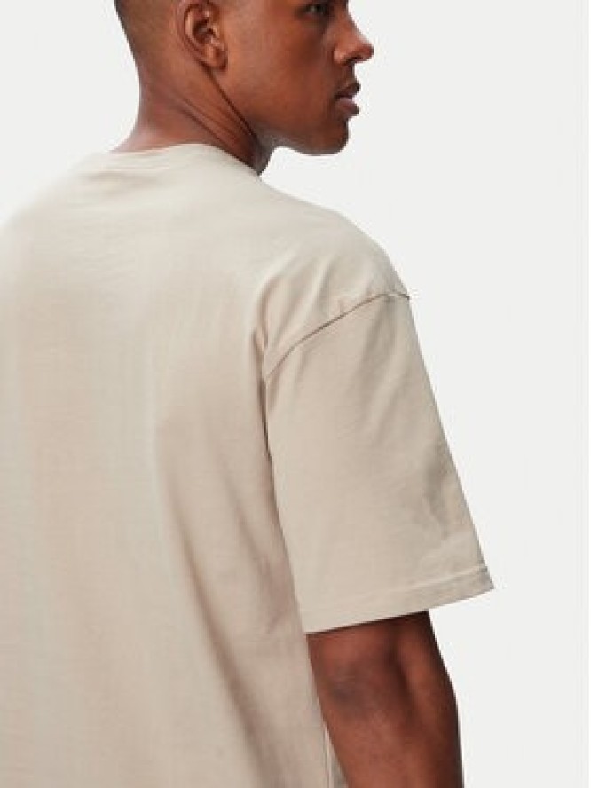 adidas T-Shirt Trefoil Essentials IA7548 Beżowy jasny Loose Fit
