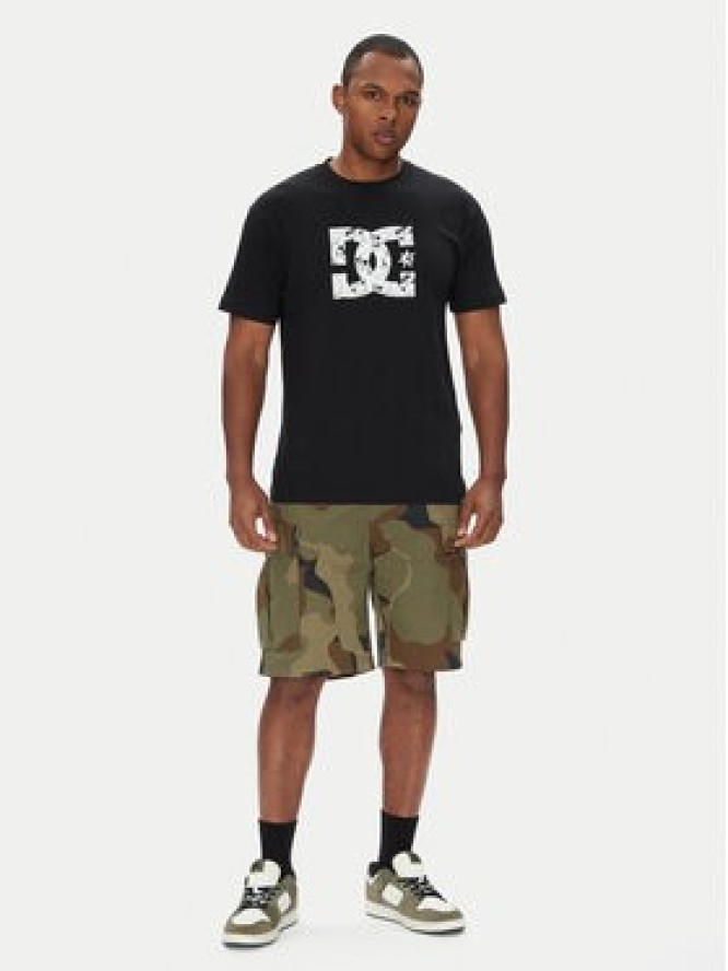DC Shoes T-Shirt ADYZT05461 KVJ0 Czarny Regular Fit