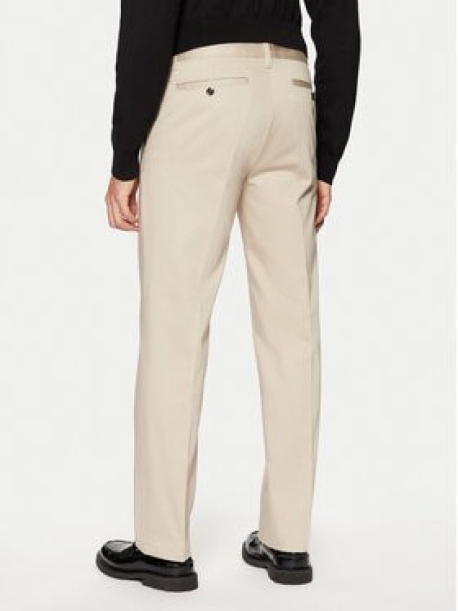 AMI Paris Chinosy HTR005.CO0009 Beżowy Regular Fit