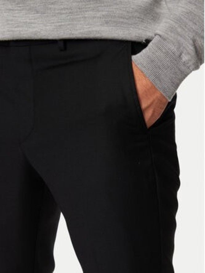 Jack & Jones Chinosy Solaris 12141112 Czarny Super Slim Fit