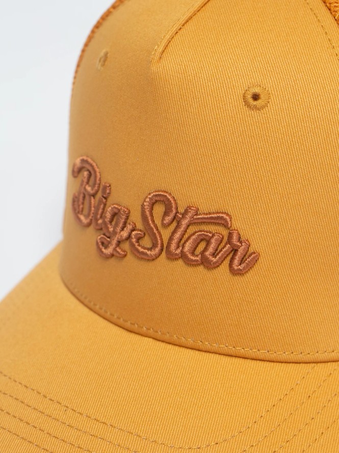 Czapka męska z daszkiem pomaraŅczowa Kiko 700