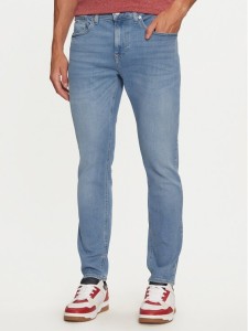 Tommy Jeans Jeansy Austin DM0DM20174 Niebieski Slim Tapered Fit
