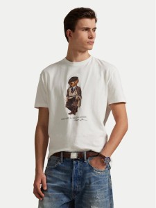 Polo Ralph Lauren T-Shirt 710P00085001 Biały Custom Slim Fit