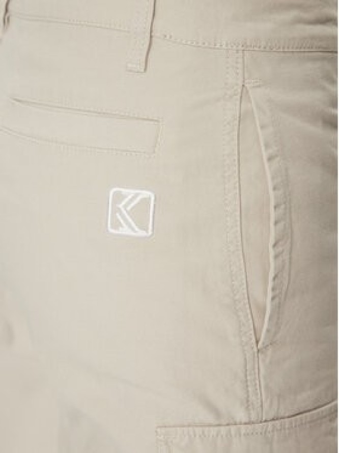 Karl Kani Szorty materiałowe Retro Washed 60100045 Biały Regular Fit
