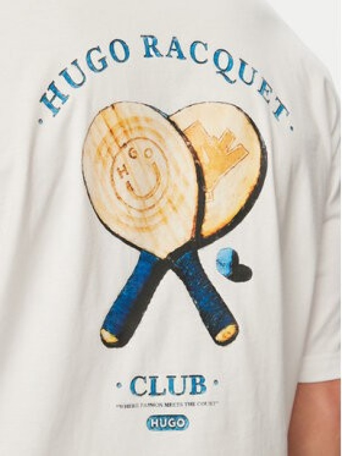 HUGO T-Shirt Nulaxo 50560093 Biały Regular Fit