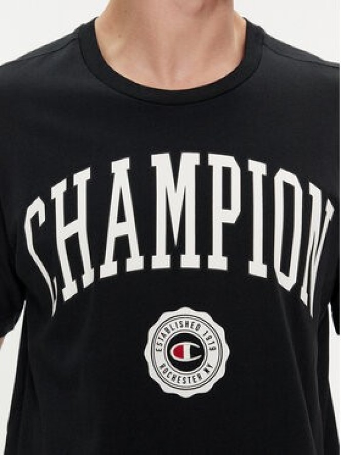 Champion T-Shirt 219852 Czarny Comfort Fit