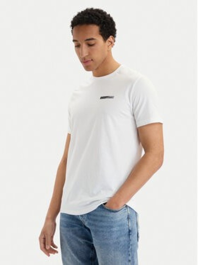 Calvin Klein T-Shirt SS 30s EU LV04LG810G Biały Slim Fit