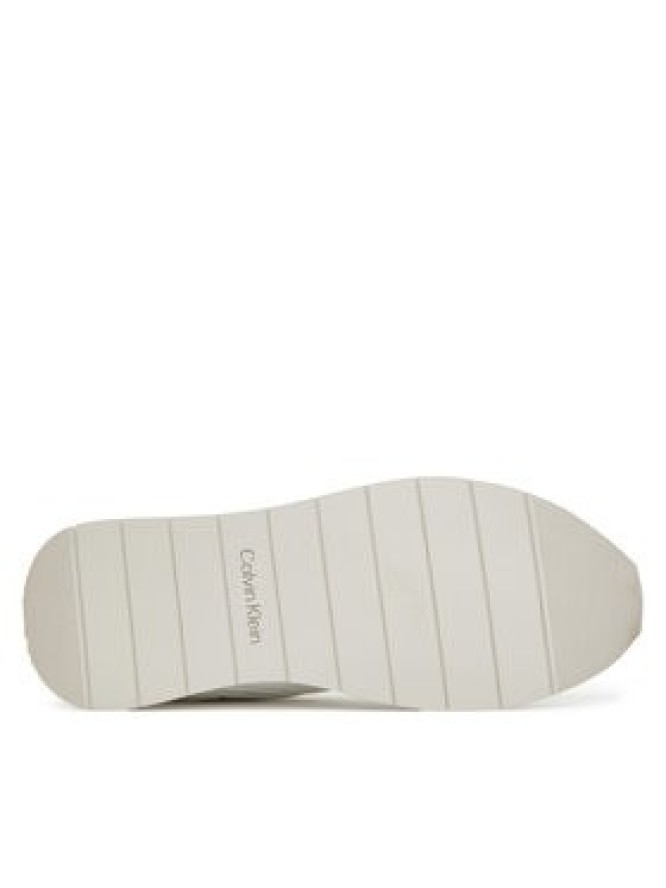 Calvin Klein Sneakersy Low Prof Runn Laceup Tape HM0HM01897 Biały