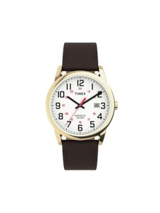 Timex Zegarek Easy Reader® Classic TW2Y12700 Brązowy
