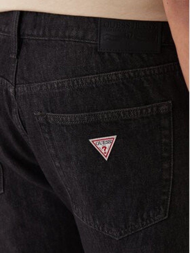 Guess Jeans Jeansy M5YA1B D6571 Czarny Straight Fit