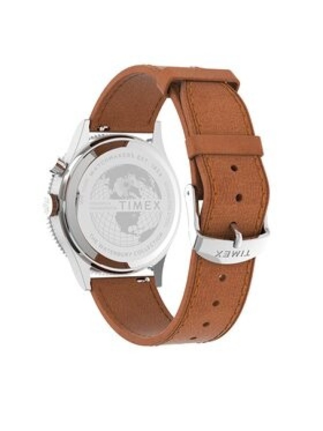 Timex Zegarek TW2V74000 Brązowy