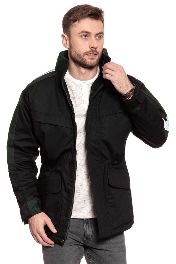 KURTKA ZIMOWA LEE HEAVY TECH FIELD JACKET BLACK L88EUP01 112123735