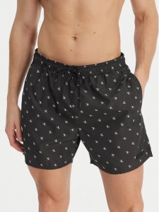 Calvin Klein Swimwear Szorty kąpielowe LV00N61027 Czarny Regular Fit