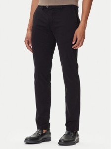 Bugatti Spodnie materiałowe 4220 16224 Czarny Slim Fit