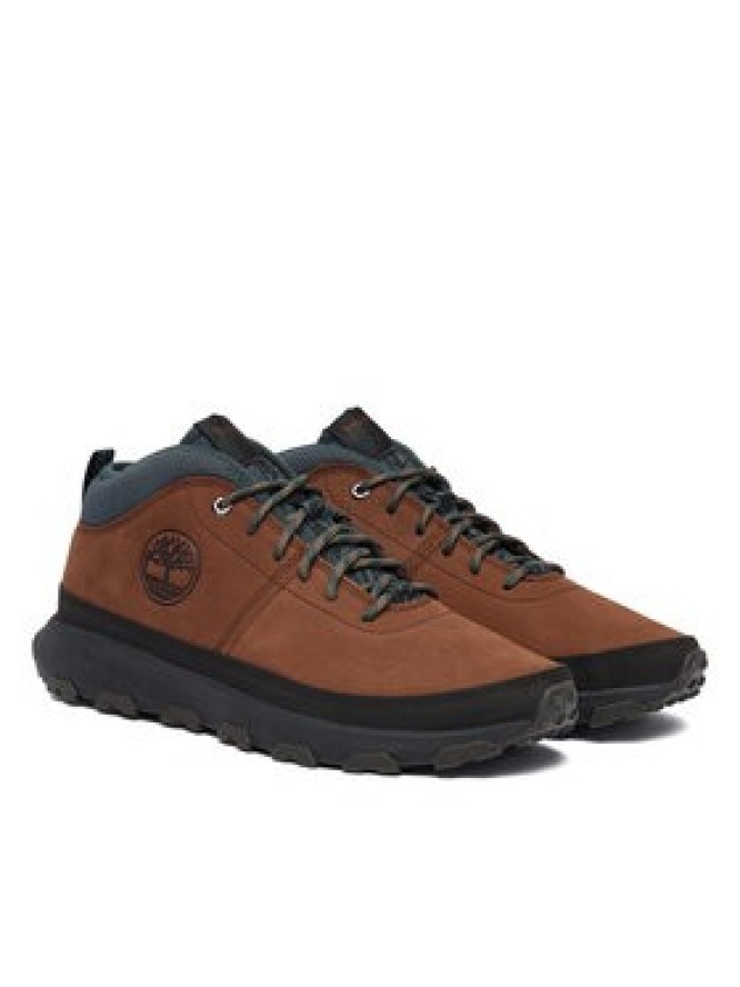 Timberland Sneakersy Winsor Trail Mid Lace TB0A41X7W071 Brązowy