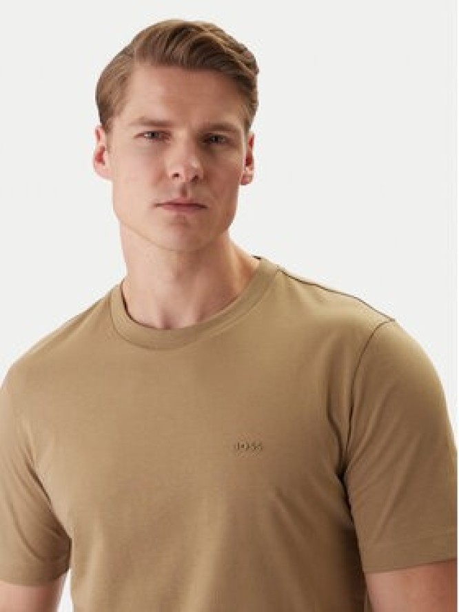 BOSS T-Shirt Thompson 01 50468347 Khaki Regular Fit