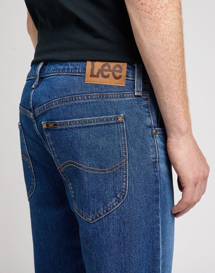 LEE DAREN ZIP FLY MĘSKIE SPODNIE JEANSOWE JEANSY DŻINSY DARK SKYE 112350159 L707016189